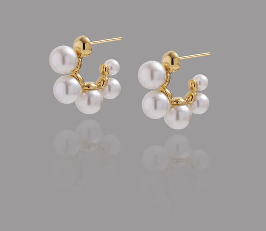 Pearl Stud Earrings