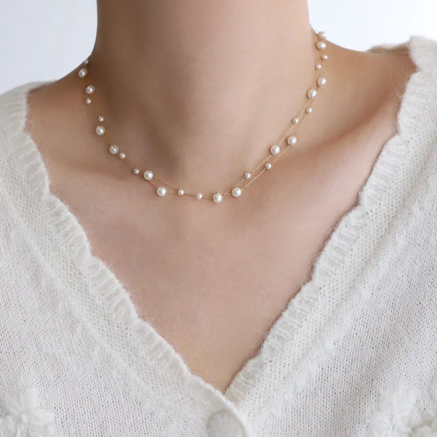 Precious Pearl Dainty Necklace