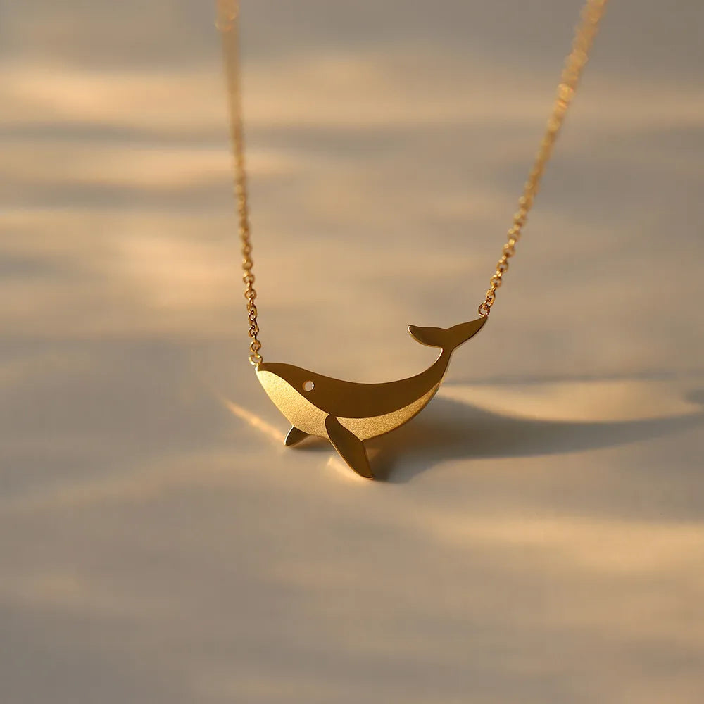 Whale Pendant Necklace